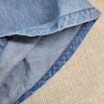 Only  Blue Denim Womens Hermione Dress Size 42 Off-Shoulder 3/4 Sleeve Smocked Photo 5