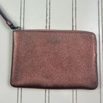 Coach Y2K Vintage Metallic Pink Leather Wristlet Clutch Photo 1