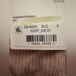 DKNY  Tan Ribbed Cropped High Neck Racerback Tank NWT Photo 4