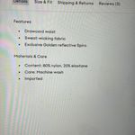 Brand new Butter circuit leggings TNA Black Size 2 Photo 5