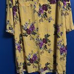 Rue 21  Yellow Sheer Floral Dress Photo 2