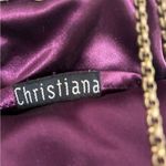 Christina vintage Embellished Floral Beaded Bag NWOT Purple Photo 3