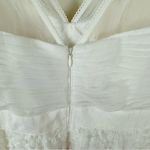 Adrianna Papell  Ivory Petal Florette Skirt Gown Photo 6