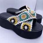 ASOS flatform crochet cross straps sandals Size 5 Photo 6