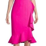 Likely  Laverna Midi Dress in Fuchsia Pink Size: 2 Photo 0