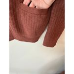 Jos. A. Bank Reserve Shawl Collar Cardigan Sweater Wool Rust Brown Women's Size XL Photo 3