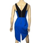 Mason Women’s Size 8 Cobalt Blue Bustier Fitted Top Midi Dress Photo 4