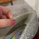 Silver Slipper  Heels Silver Sparkly Photo 3
