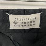 Maison Martin Margiela Women's Black Slim Trouser Pants Size 10 Photo 5