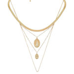 8 Other Reasons Rise Lariat in Gold One Size Womens Holy Mary Photo 0