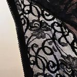 Bloomingdales  Lingerie Vintage Black Lace Bustier Bodysuit Strapless NWT Size 32 Photo 9