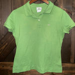 Lacoste ‎ Women's Polo Shirt Size 44 Green Short Sleeve NWOT Photo 0