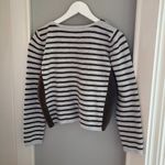 Madewell  Shoulder Zip Striped Sweater Photo 2