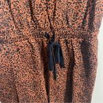 Amazon Essentials Cheetah Terry Fleece Romper Size Small Black Photo 5