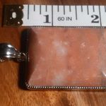 Peace Chili Stone Rectangular Frame Two Inch Pendant Stainless Steel Necklace Photo 7