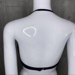 Ninety six degrees black beaded bikini top swimwear bathing suit swimsuit m Gold Size M Photo 3