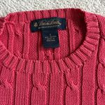 Brooks Brothers Vintage Pink Cable Knit Cotton Sweater Preppy Classic Style Sz S Photo 1
