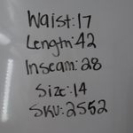 American Giant Black Wide Leg Crop Pants Size 14 Made in USA Photo 7