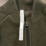 Lululemon  Dark Olive On Repeat Bomber Jacket Sz 8 Photo 11