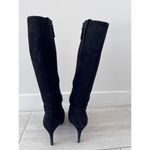 Nine West NWEVAH Size 9 1/2 M Tall Black 3 1/2 Inch Heel Boots with Zipper Photo 10