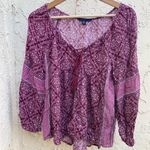 American Eagle  floral flowy top size XS Photo 0