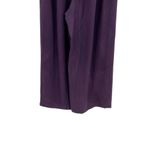 Eileen Fisher Vintage Purple Silk Wide Leg Pleated Crop Pants Size 1 / Small Photo 6