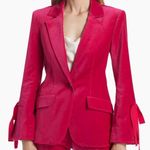 NWT Cinq A SEPT'S Velvet Lou Blazer, Berry, 6 Pink Photo 0