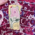 Free People Silk Babydoll Sundress Women L Pink Smocked Boho Preppy Beach Resort Photo 6