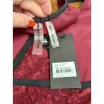 One Teaspoon  Wine Red Mesh Lace Bralette Size Small NWT Photo 6