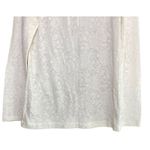 Ann Taylor LOFT Floral Laced Long Sleeve Top Stretch Small Ivory White #4258 Photo 5
