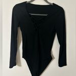 Black long sleeve bodysuit Size M Photo 0