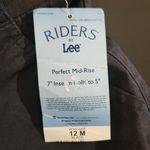 Riders By Lee  Black Shorts NWT Size 12 Lee Black Mid-Rise Shorts Photo 7