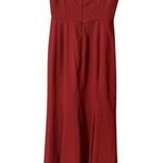 NWT Dessy Collection burgundy formal / bridesmaid maxi dress Red Size 4 Photo 1