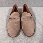 Franco Sarto Women's Beige Suede Loafers Size 9M Casual Shoes Photo 3