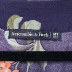 Abercrombie & Fitch Navy Blue Floral Kimono Wrap Romper Size M Tall Photo 4