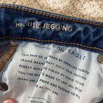 American Eagle  Hi-Rise Jegging Jeans Size 2 Short Medium Wash Slim Fit VEUC Photo 3