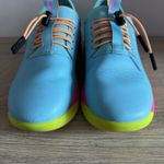Clove Supernova Nursing Shoes Turquoise Blue Pink Slip On Sneaker Drawstring 6.5 Photo 3