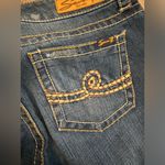Seven7 Vintage Y2K  Capri Cropped Embroidered Jeans size 8 Photo 8