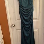 Windsor  Teal Draped Gown Photo 5