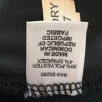 EXPRESS Y2K One shoulder black shirt with gold ring detail size medium Photo 2