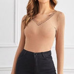 ✨ Lace Trim Rib Photo 0