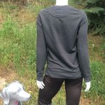 On the Byas  Floral Sweatshirt with Pocket Gray Green Women's Size Small Photo 2