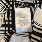 EXPRESS Petite Slim Fit Black and White Portofino Shirt Photo 4