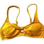 Xhilaration golden yellow bikini top medium bow Photo 0