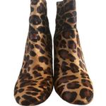 Diane Von Furstenberg  Glenda Leopard Calf Hair Heeled Booties 6.5 Photo 2