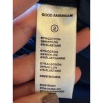 Good American  Shorts Women Medium Blue Rinse High Rise Weekend Relaxed Poplin‎ Photo 7