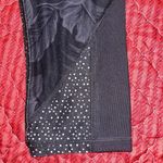 Scorpio Sol Womens Crop Leggings Black Grey Mixed Prints Size Small Photo 2