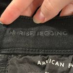 American Eagle Ne(X)t level stretch distressed hi-rise jeggings black size 4S Photo 9