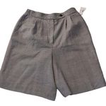 Pendleton  vintage micro houndstooth pleated shorts size 14 Photo 0