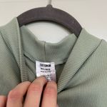 Cotton On Cotton-On Sleeveless Ribbed Mock Neck Top - Green Photo 1